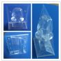 clear tri-clamshell box for handle wheel and brush